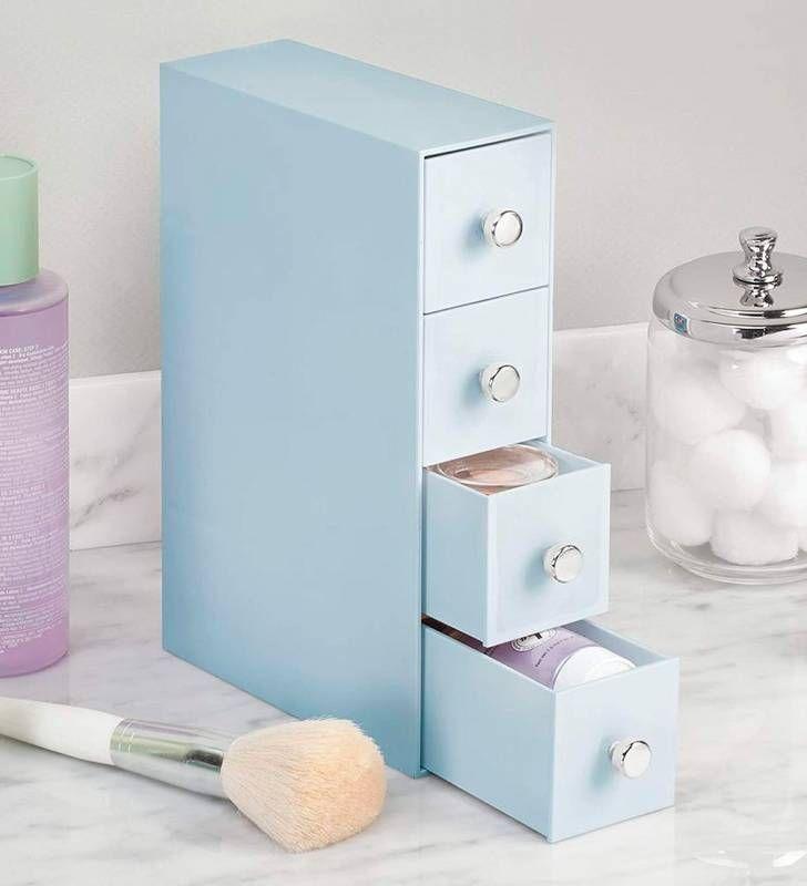 Organizador 4 Cajones Flip Azul -1