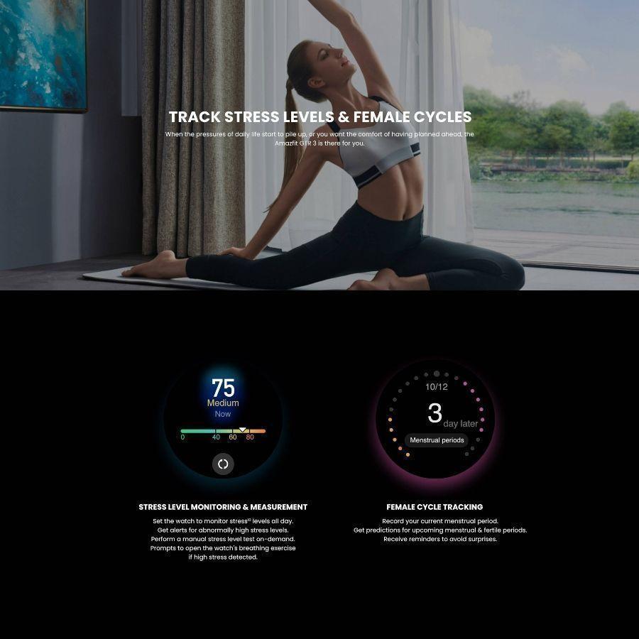 Amazfit Smartwatch GTR 3 - Gris-4