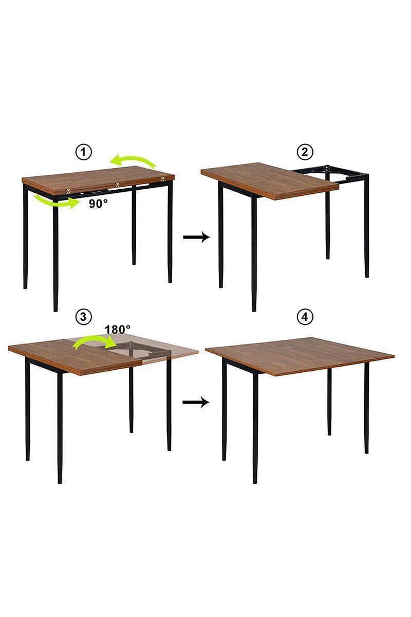 Pack Comedor Mesa y 4 Sillas Café-4