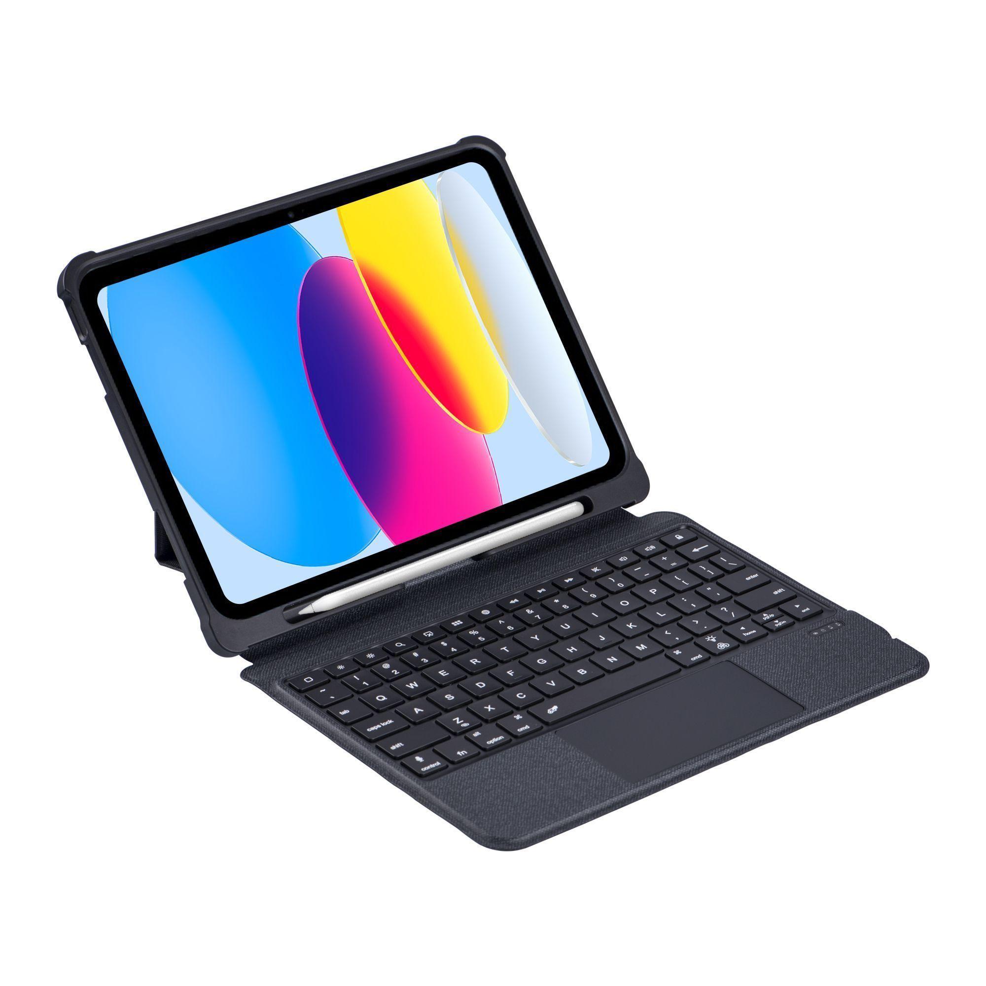 Funda Con Teclado Y Touchpad - iPad 10a generacion-0