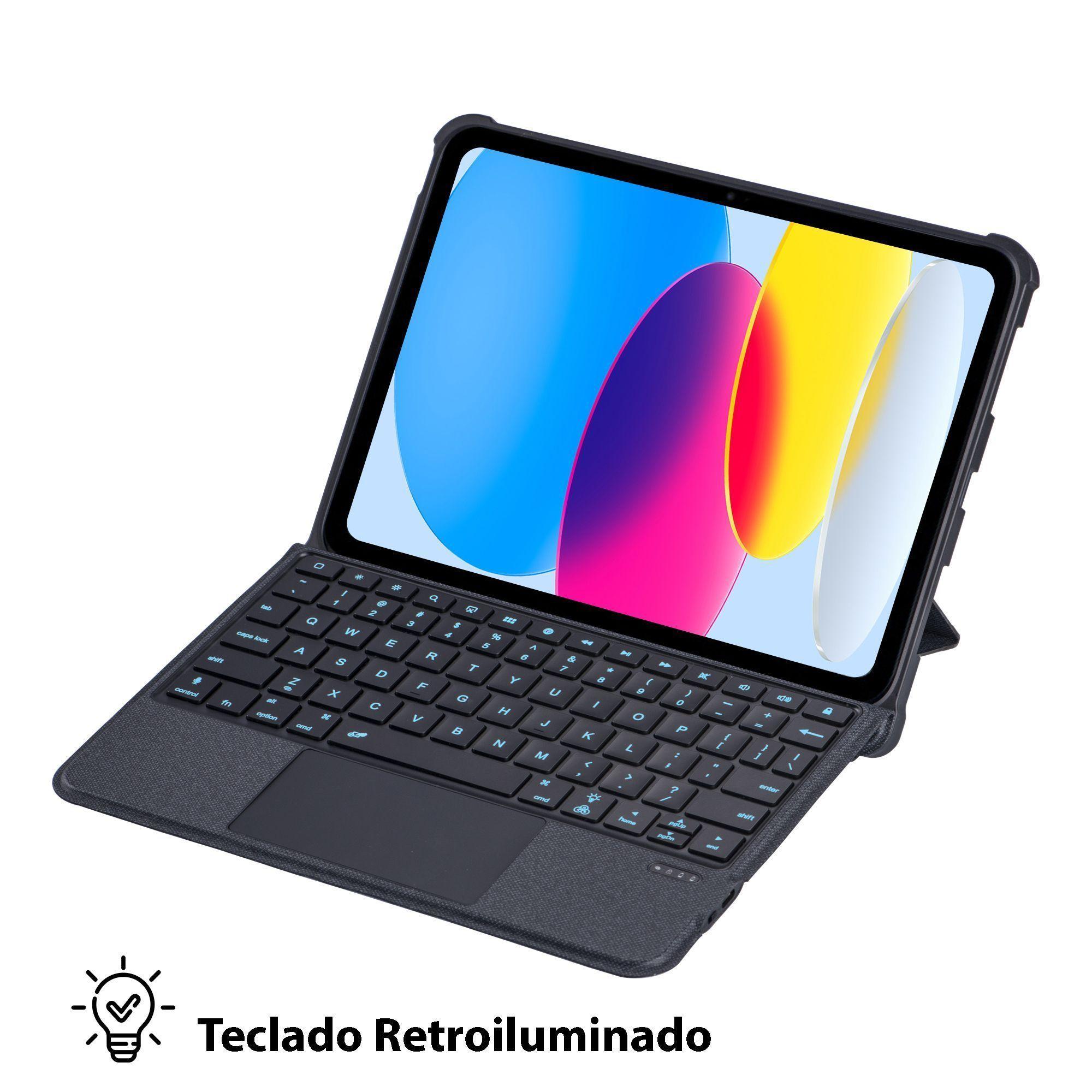 Funda Con Teclado Y Touchpad - iPad 10a generacion-1