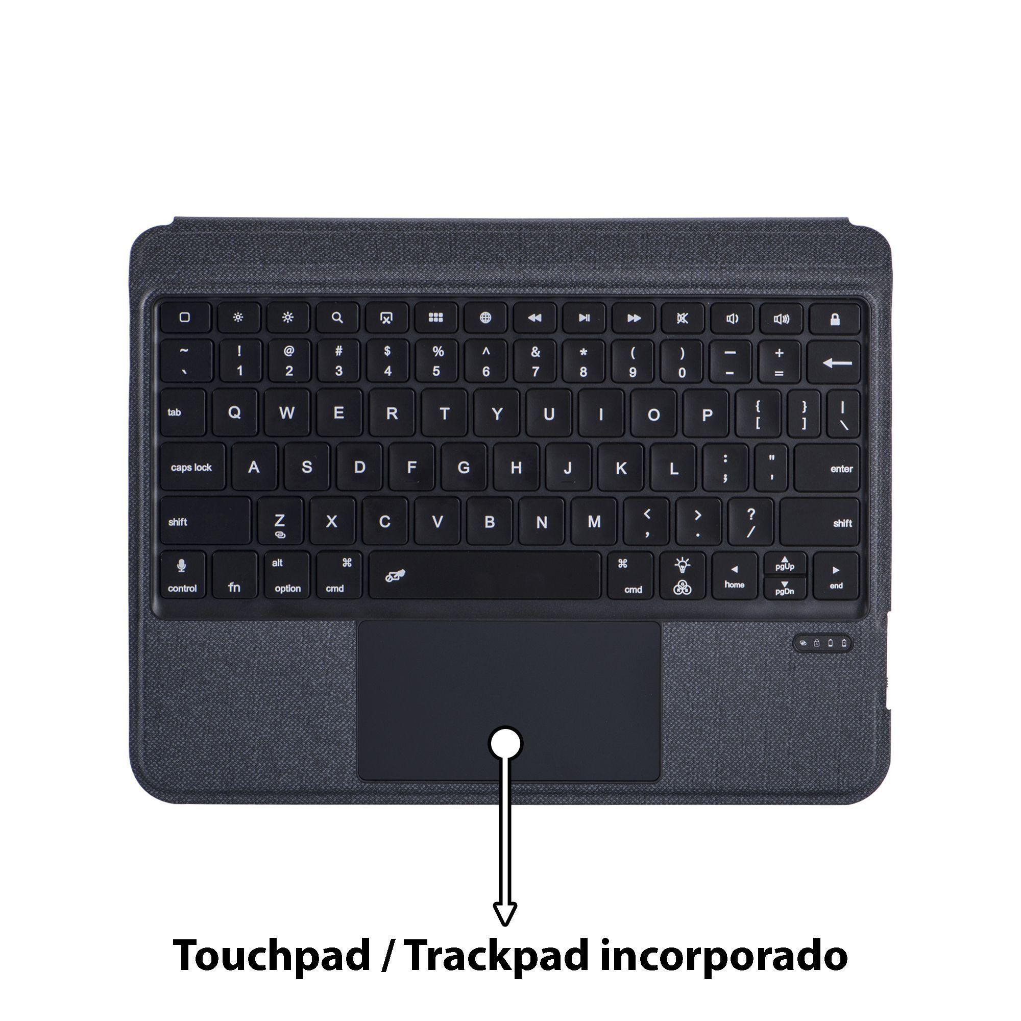 Funda Con Teclado Y Touchpad - iPad 10a generacion-6