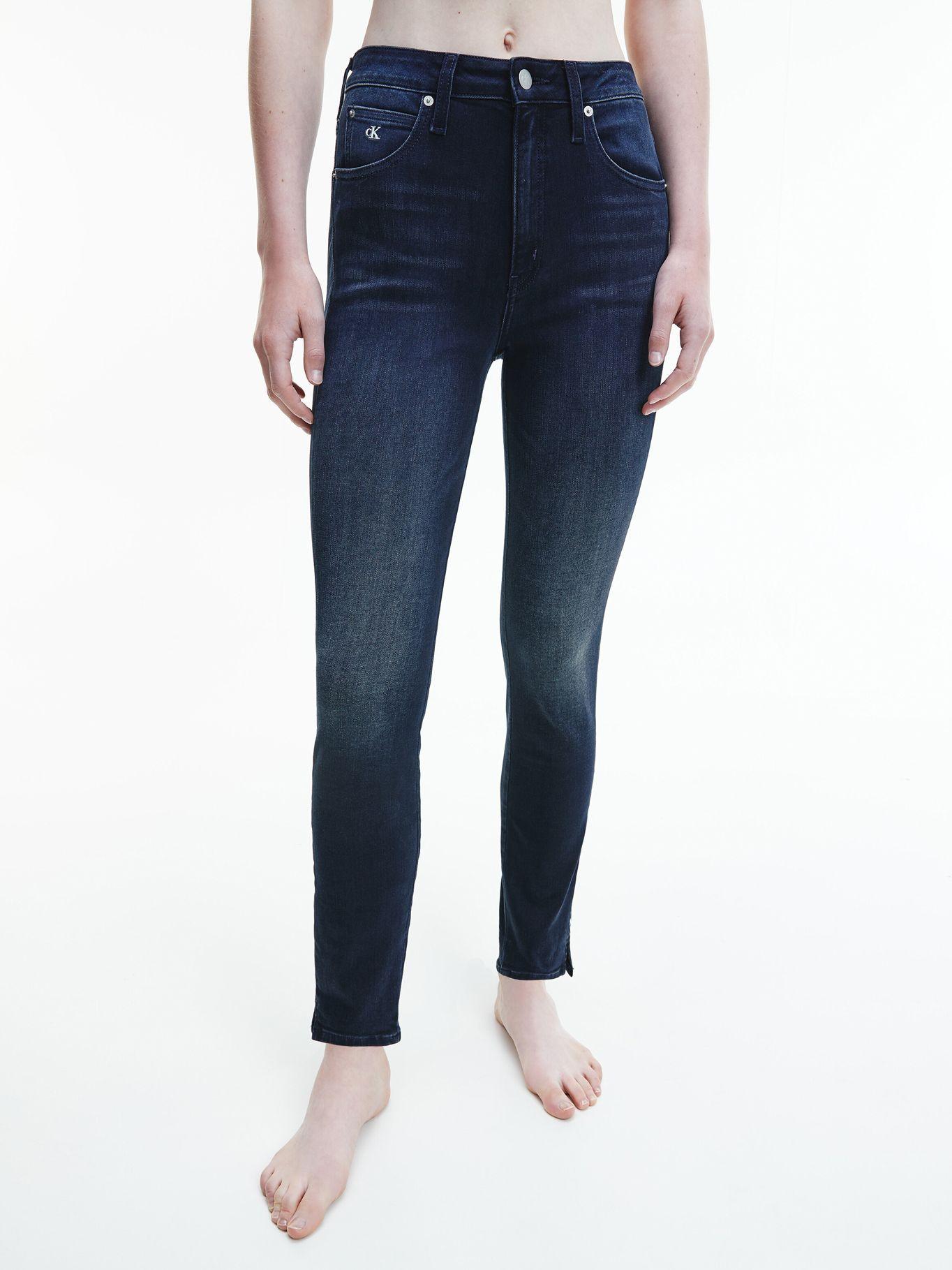 Jeans High Rise Skinny 485 Azul Calvin Klein Mujer-3