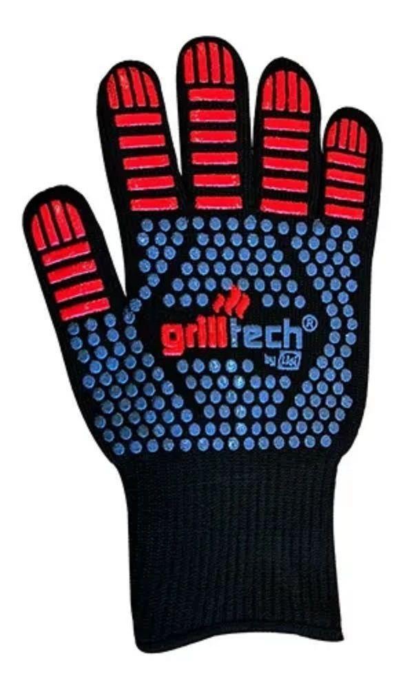 Guante Parrillero Grilltech Resistente Al Calor 30cm-1