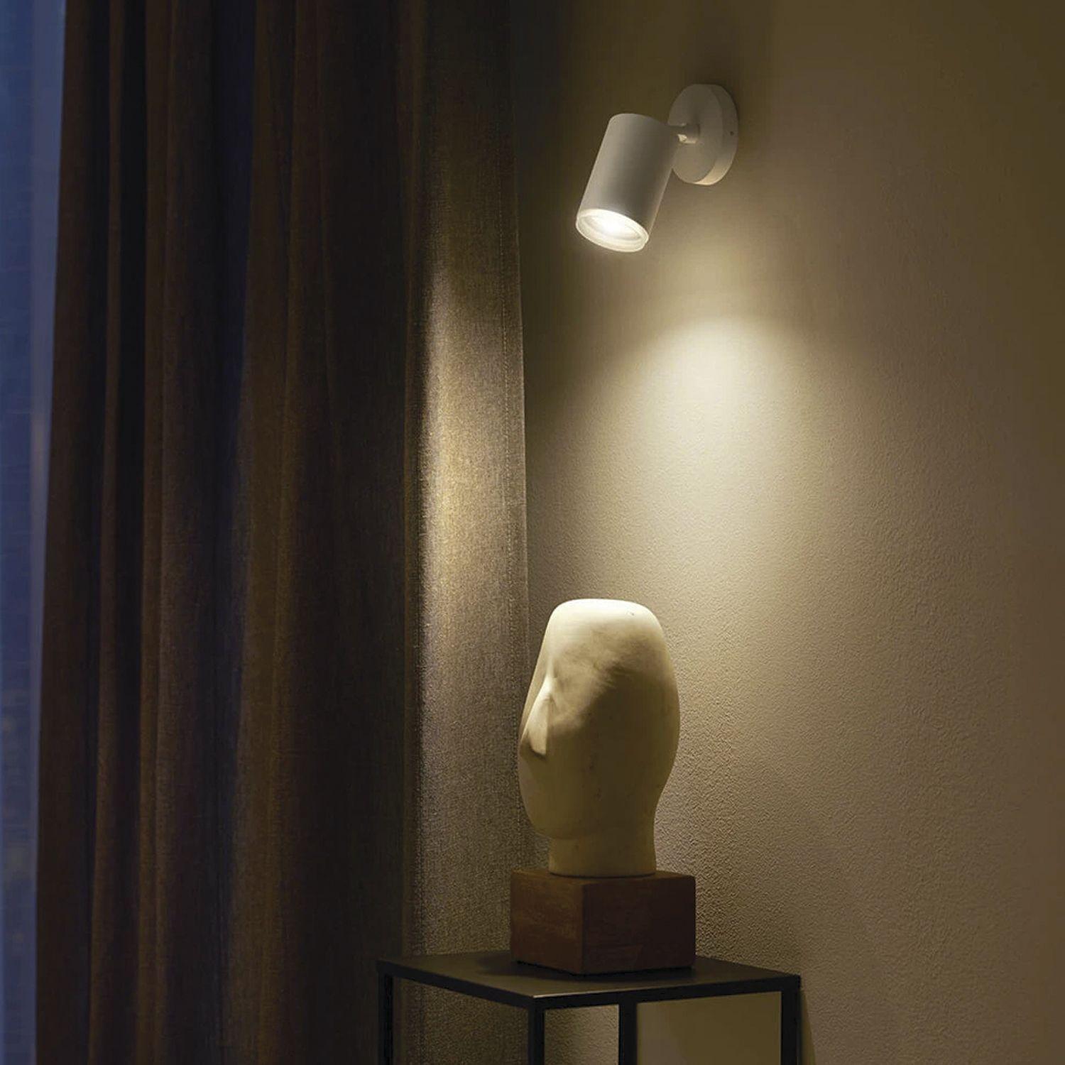 Foco Spotlight Sobrepuesto Cielo O Muro 1*GU-10 Blanco W-3
