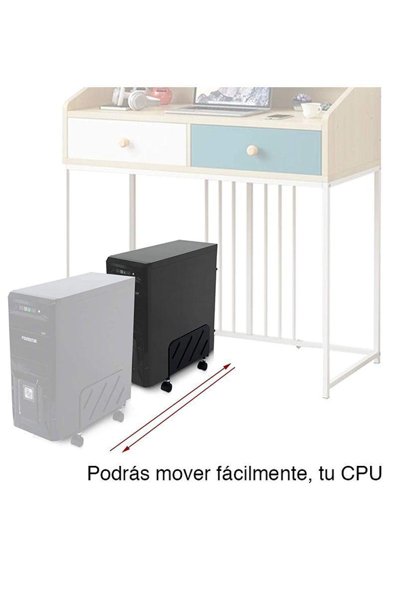 Soporte Porta CPU con ruedas y frenos ancho ajustable NW-CPB-4
