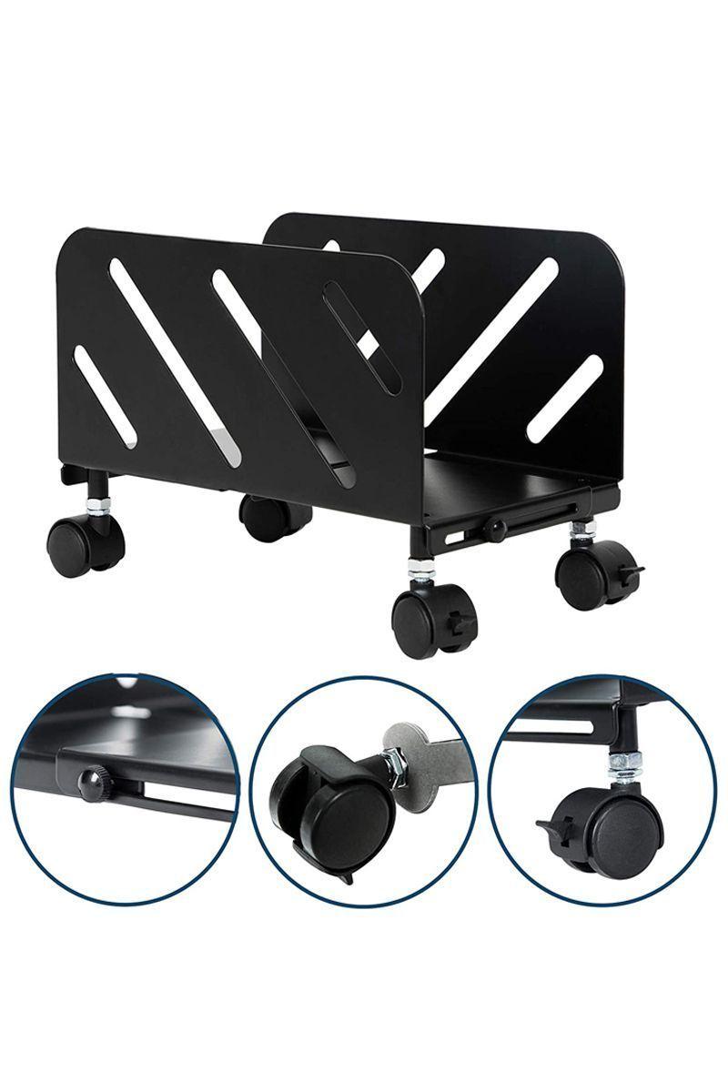 Soporte Porta CPU con ruedas y frenos ancho ajustable NW-CPB-5