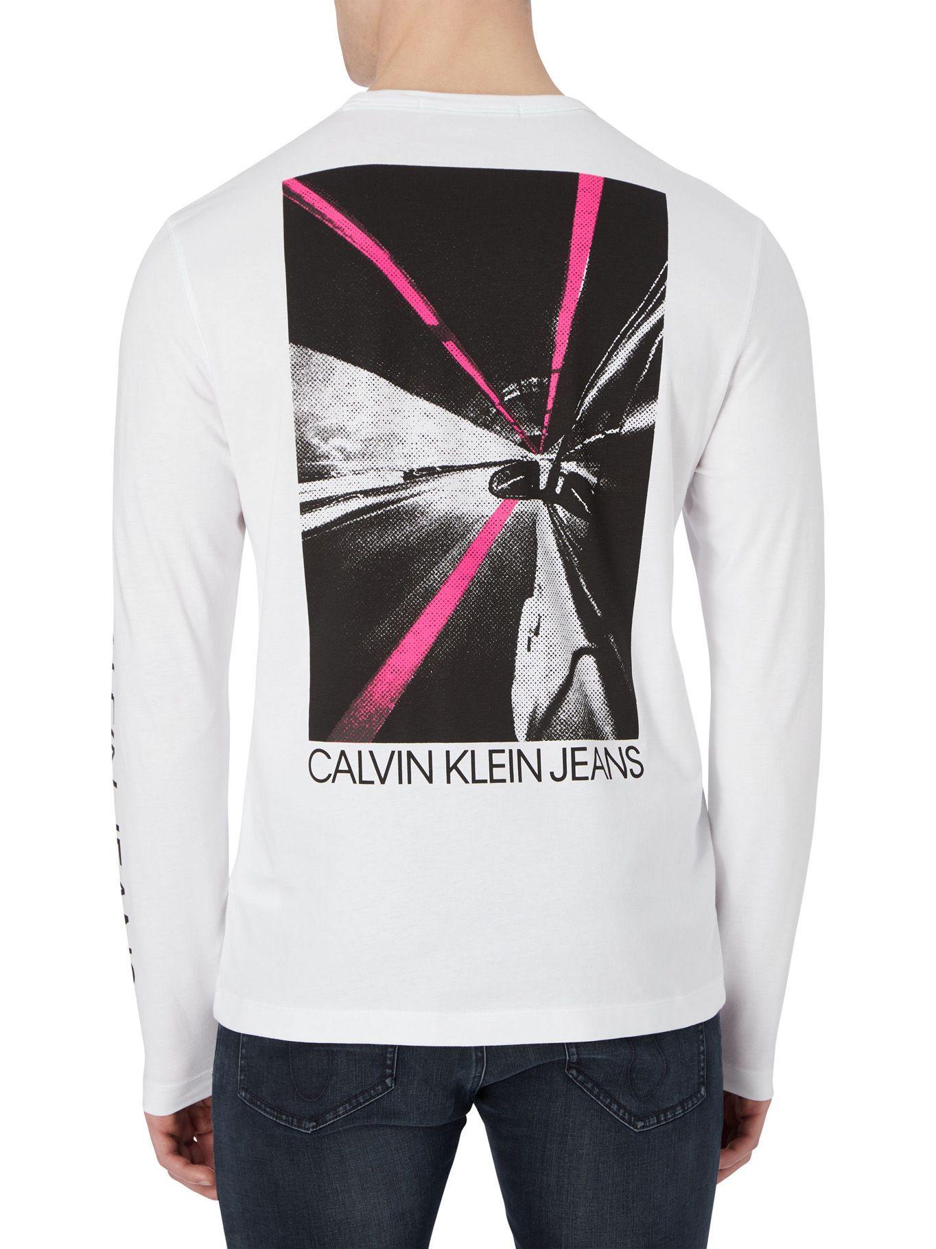 Polera Car Photoprint Blanco Calvin Klein-1