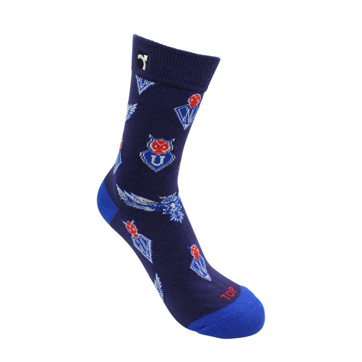Calcetines Mujer Largos Pack 2 Universidad de Chile C1 Top-2