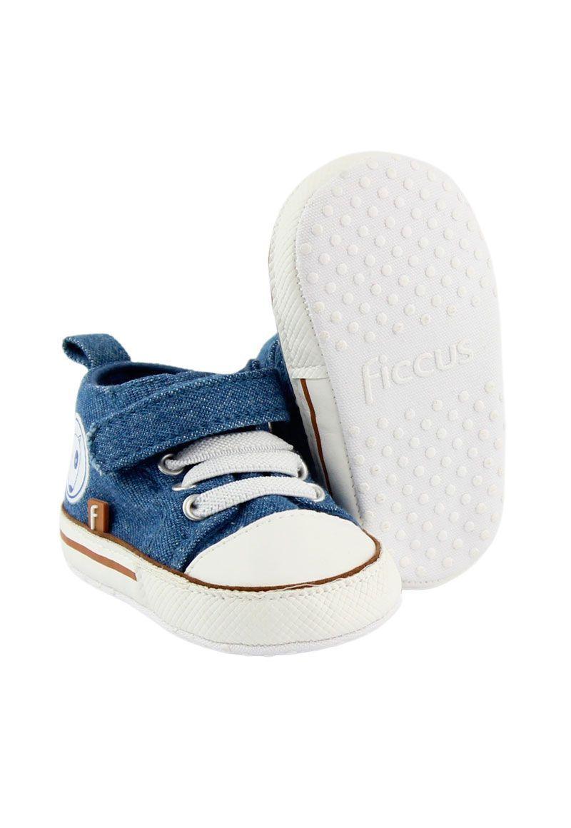 Zapatilla velcro jeans bebé soft niño 820-3