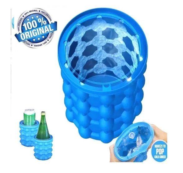 2 Cubeta Hielera Hielos Cubeta Hielo Silicona Cubetera Hielo-6