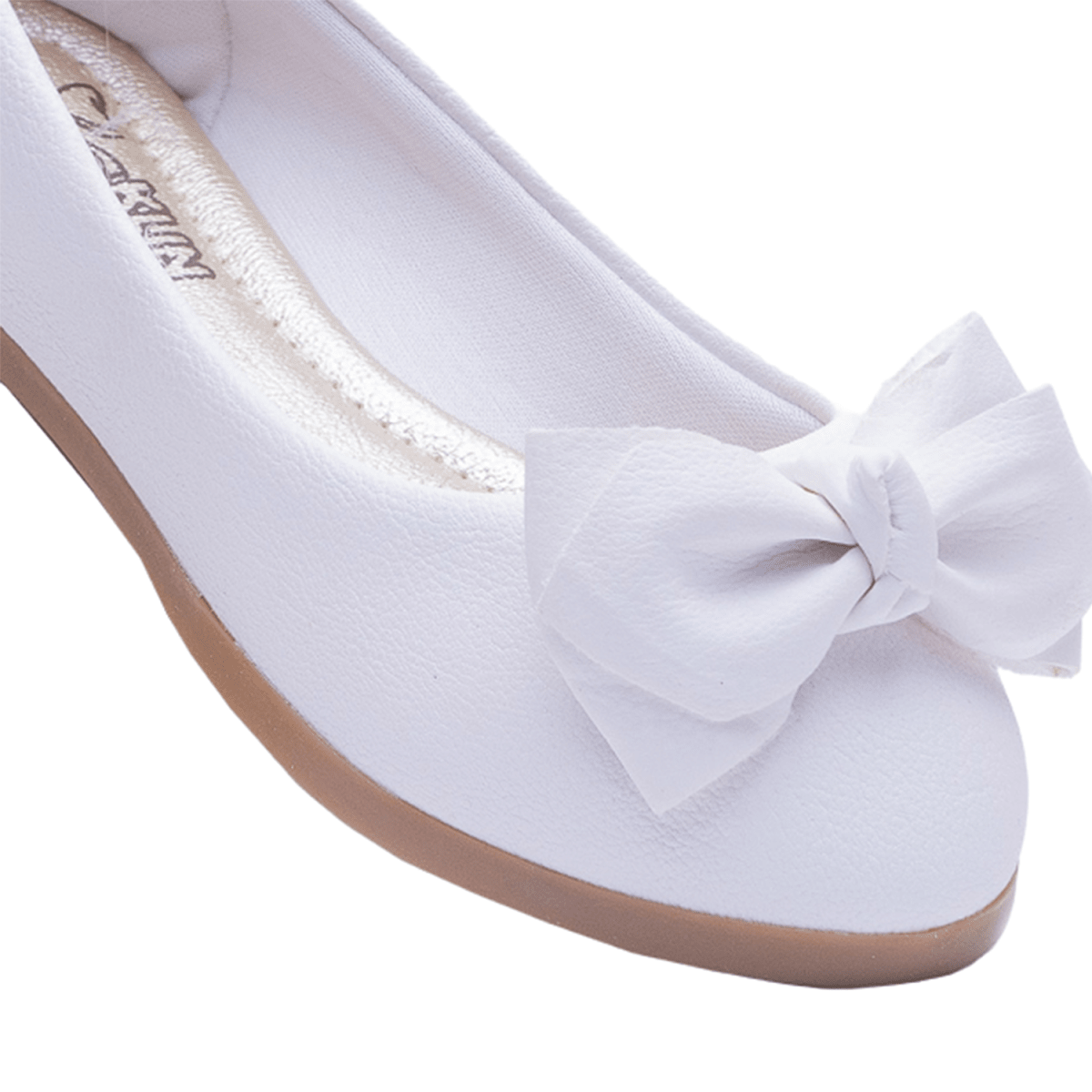 Ballerina Niña Blanca Slip On Kids-2