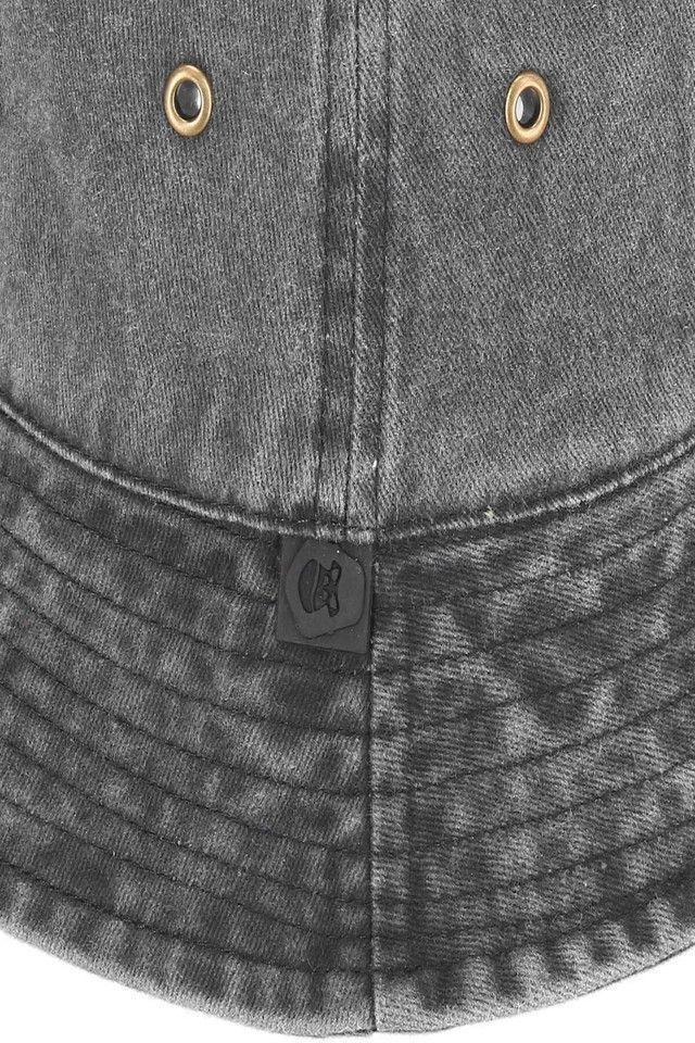Sombrero Bucket Negro Washed Gorillaz-1