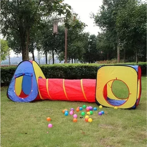 Carpa Para Niños Tunel Plegable Infantil Piscina-1