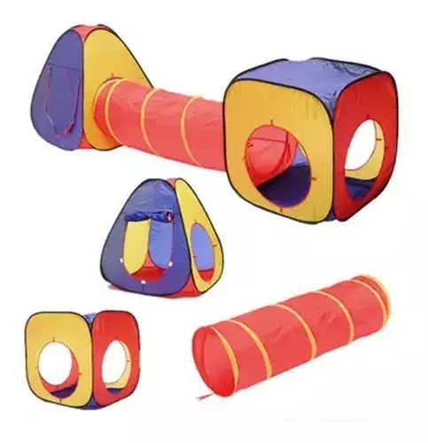Carpa Para Niños Tunel Plegable Infantil Piscina-2