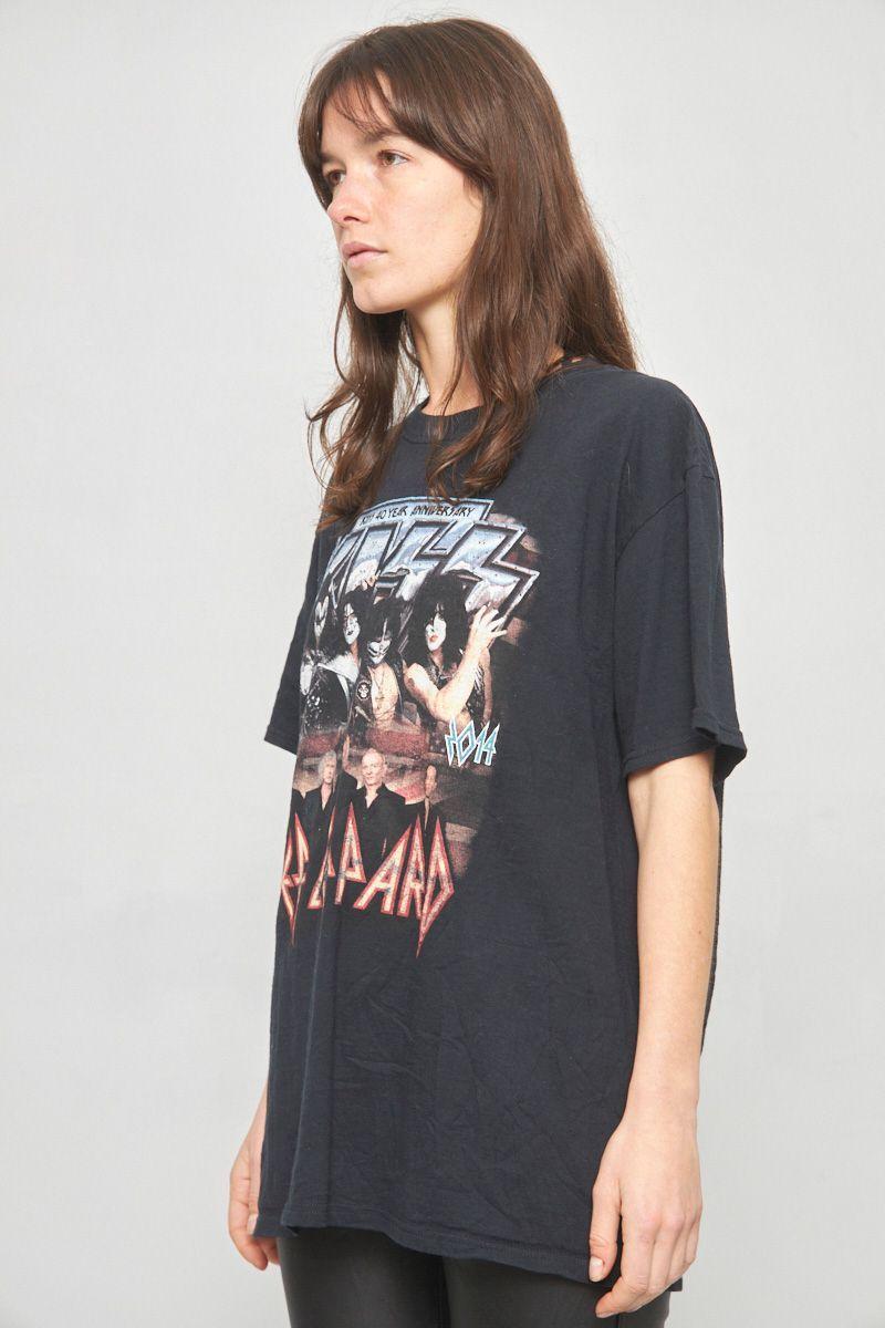 Polera casual reciclado negro port &company talla L -1