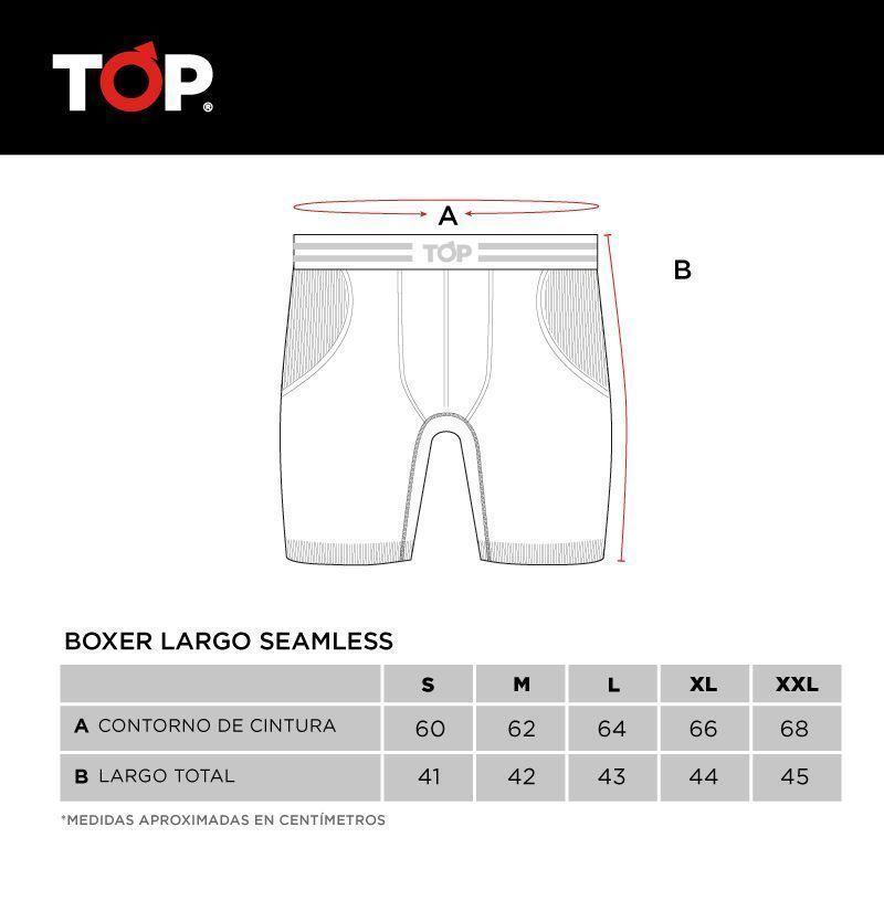 Bóxer Largo Microfibra Sin Costuras C1 TOP-2