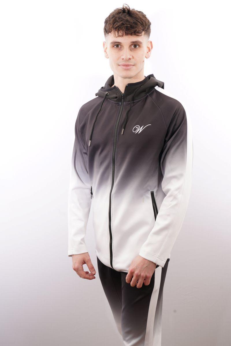 buzo deportivo fit blanco y negro White Clothing-2