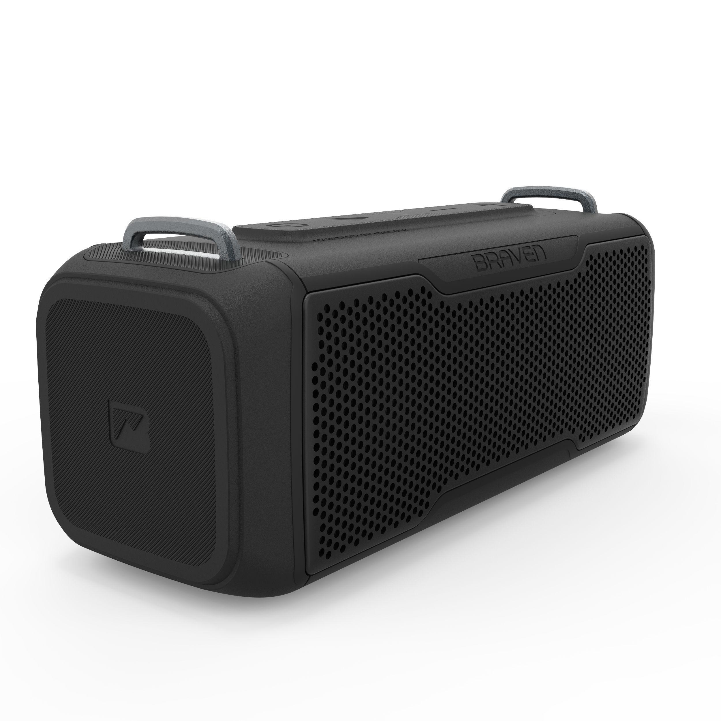 Parlante Portátil Braven Bluetooth Waterproof X/2, Negro-3