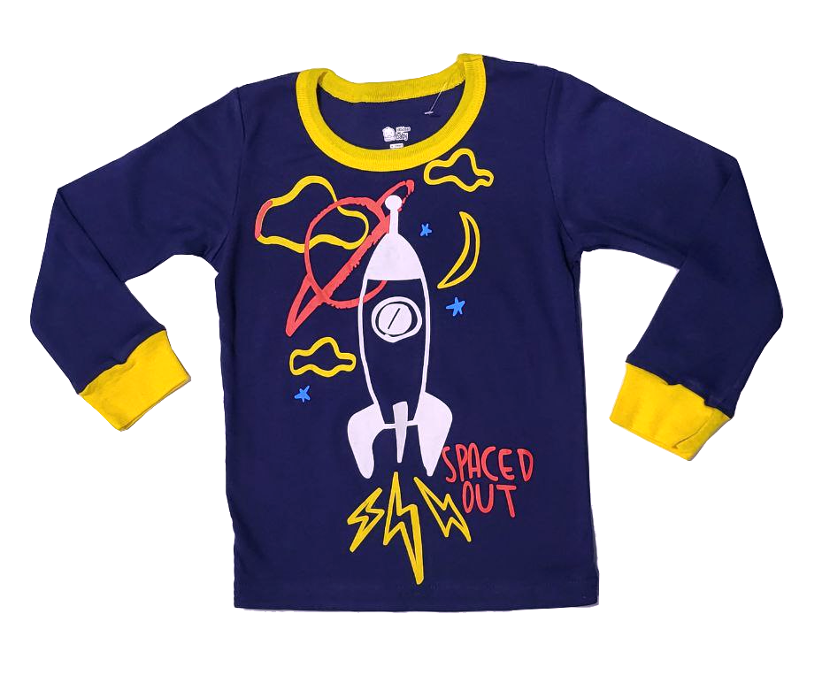 Pijama algodón niño espacial PJ023-1