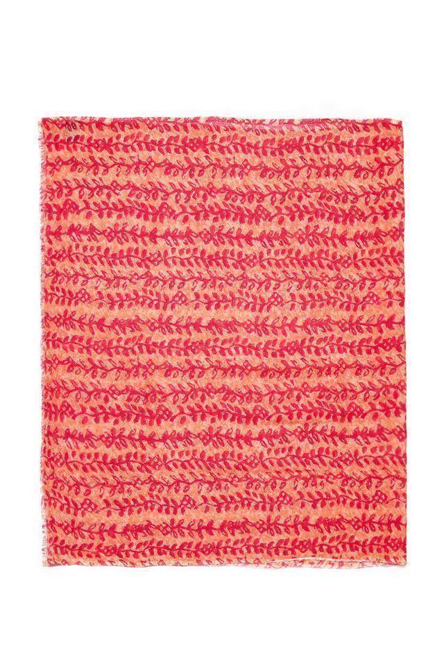 Pañuelo leaves Red Humana-0