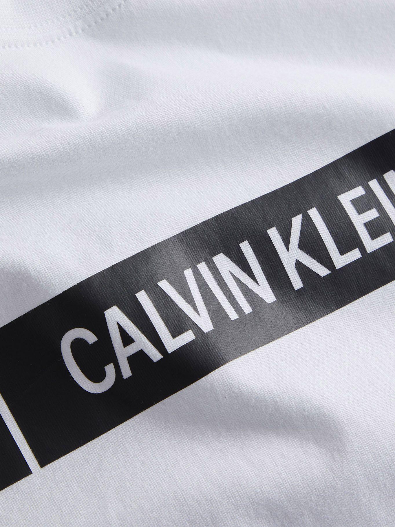Polera Institutional Logo Box Blanco Calvin Klein-1