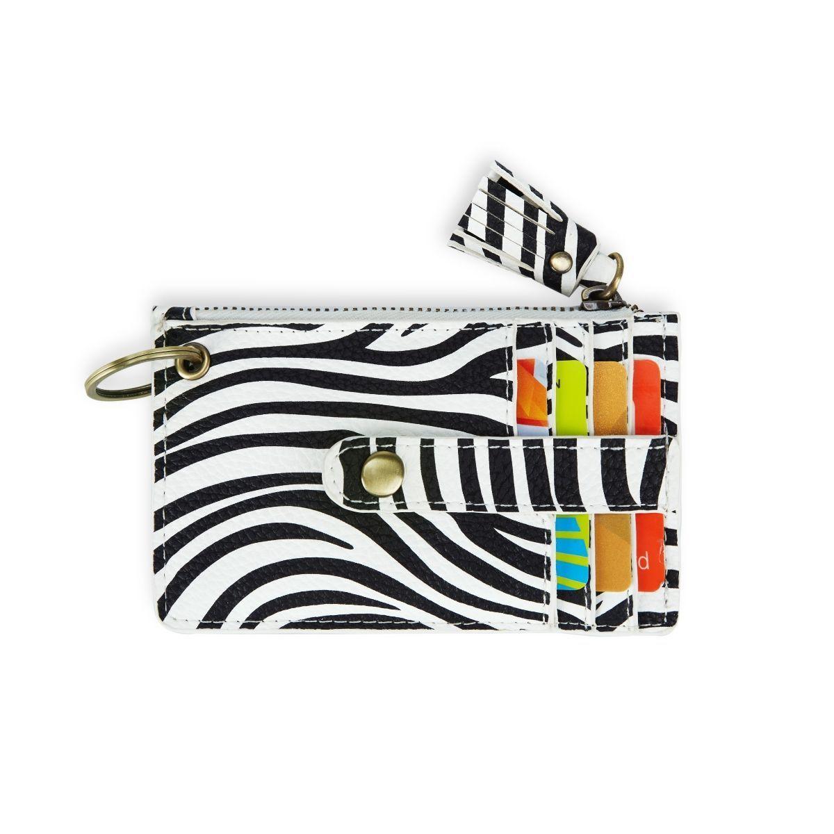 Ecosusi Llavero De Pulsera Para Mujer Con Borla Y Lazo- Zebra
-6