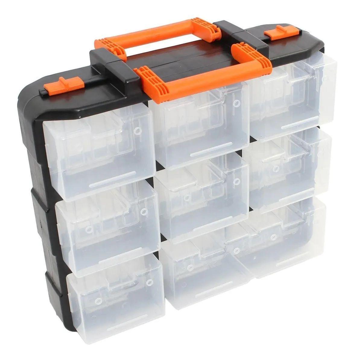 Organizador Plastico Doble Tipo Maleta Tactix 320602-0
