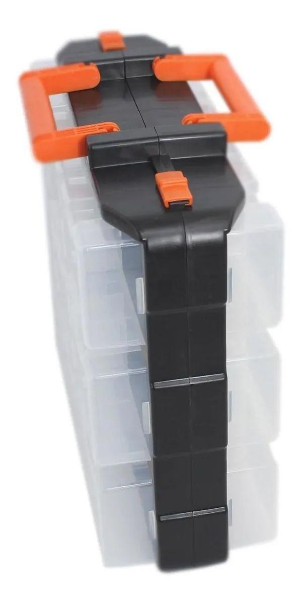 Organizador Plastico Doble Tipo Maleta Tactix 320602-1