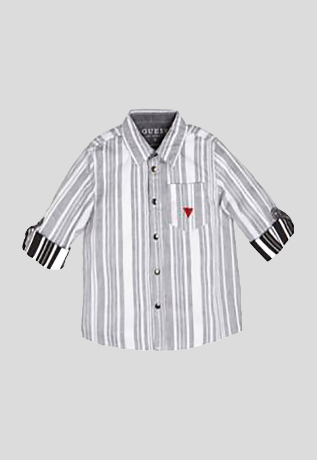 Camisa G Kids Stripe Poplin Adjust. Ls Shirt-0