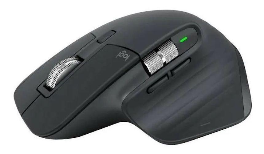 Mouse inalámbrico recargable Logitech Master Series MX Master 3S grafito-0