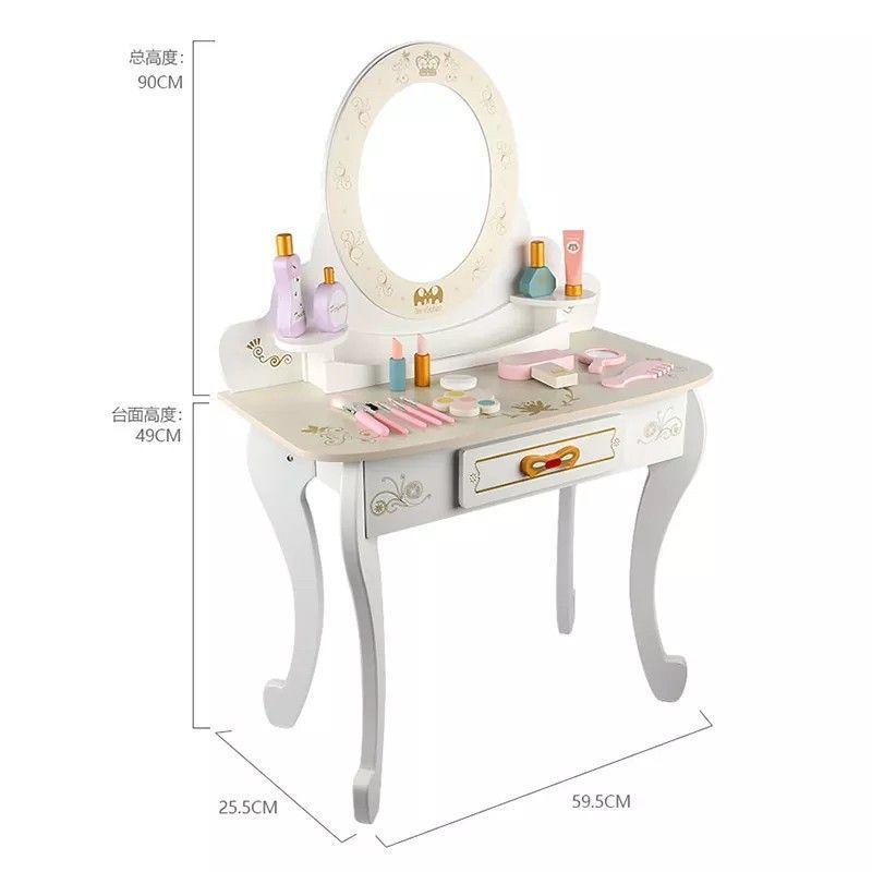 Tocador de madera para niñas Little Queen-3