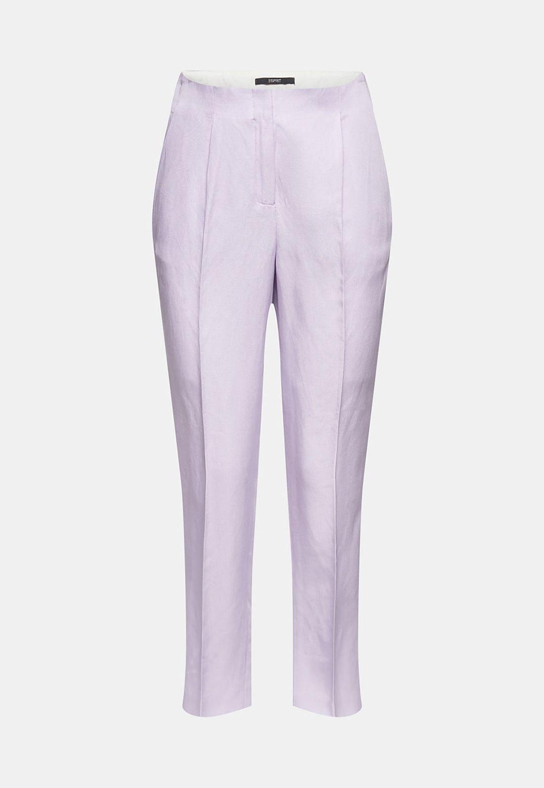 Pantalón Con Pinzas En La Cintura Esprit-3