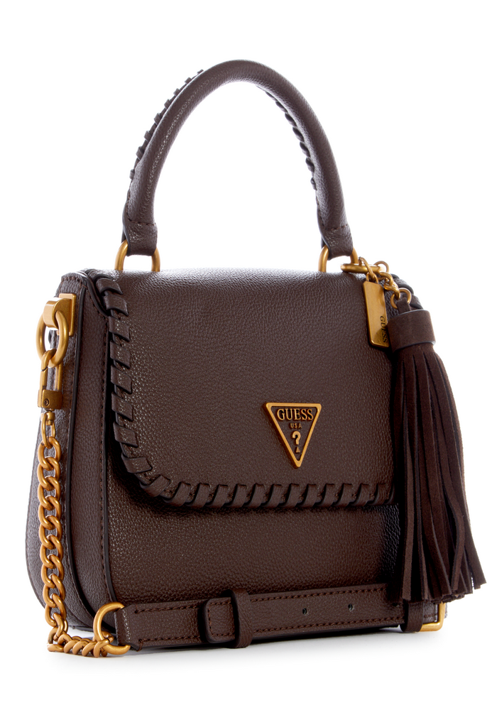 Cartera Kaoma Top Handle Flap Cho Café Guess-2