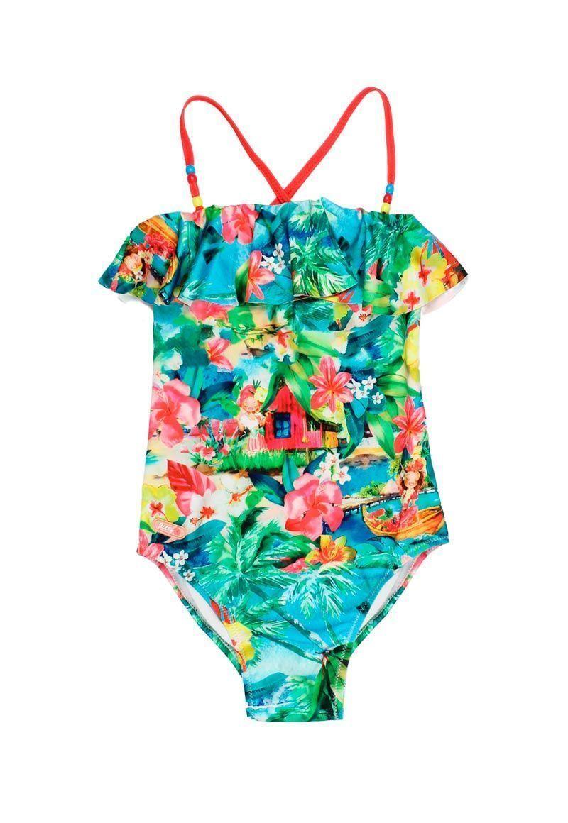 Traje De Baño Kids Niña Sunset Ficcus-0