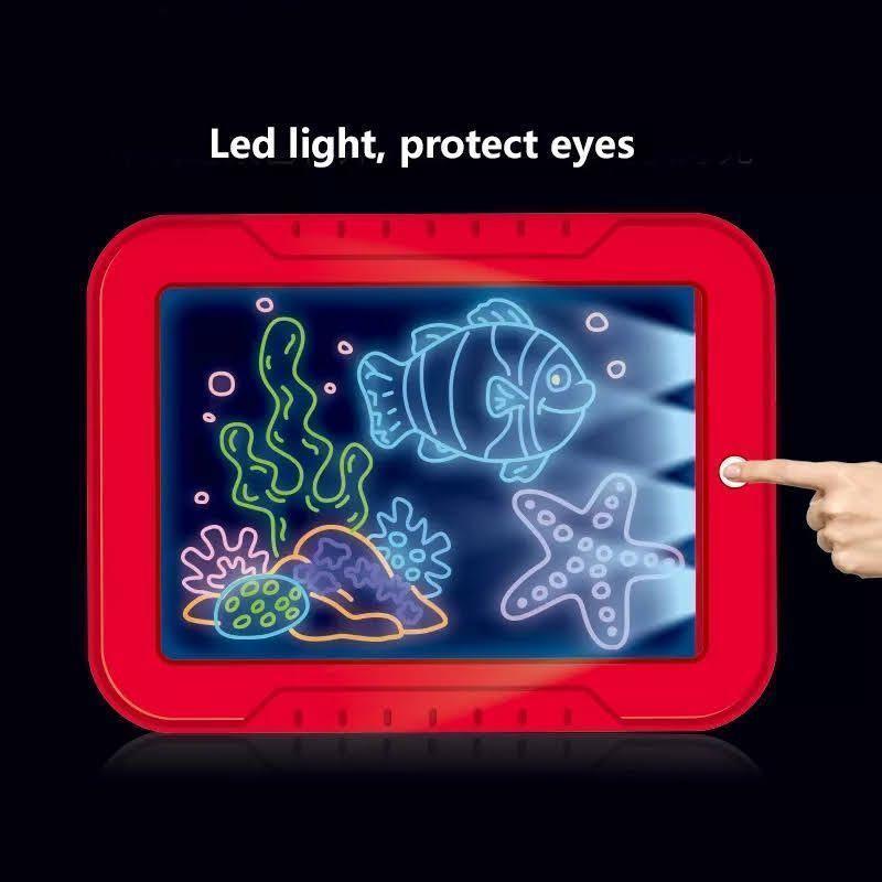 Tablero De Escritura Led Pizarra Magica Dibujo Mágico 3d-4