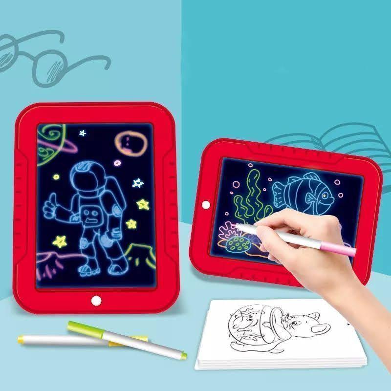 Tablero De Escritura Led Pizarra Magica Dibujo Mágico 3d-6