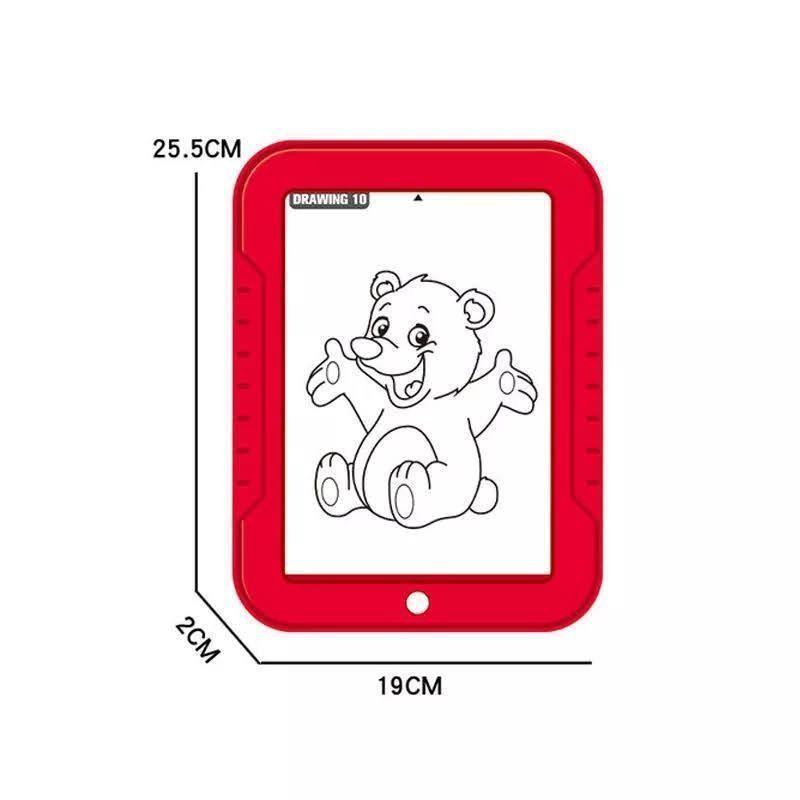 Tablero De Escritura Led Pizarra Magica Dibujo Mágico 3d-3