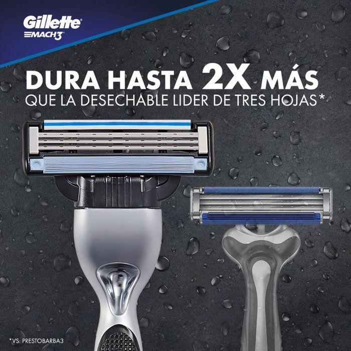 Gillette Mach3 Repuestos De 2 Cartuchos-2
