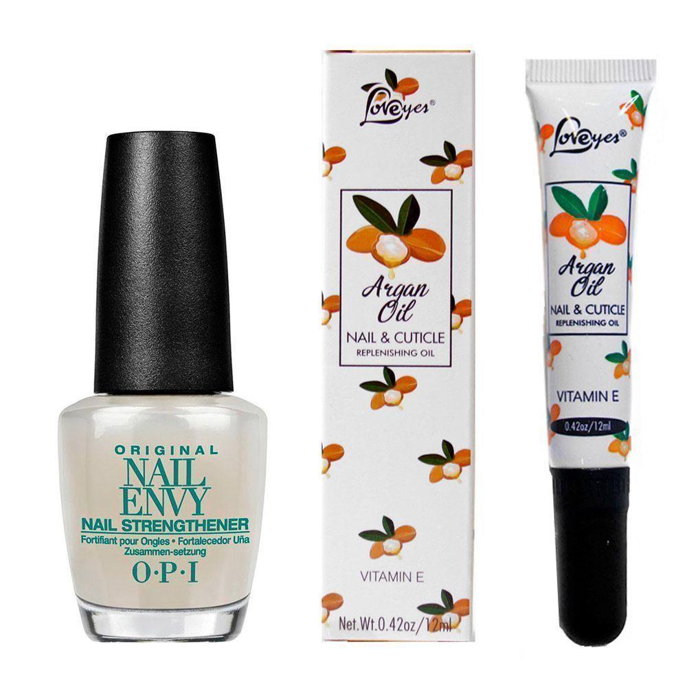 Fortalecedor De Uñas Con Calcio Nail Envy De Opi + Aceite-0