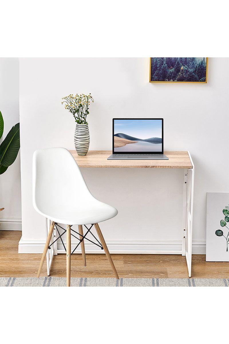 Escritorio Asteria Mesa de Arrimo Plegable Beige-1