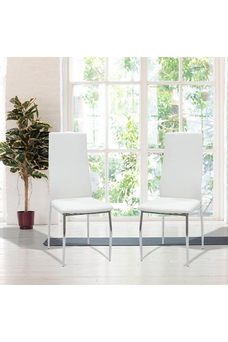 Pack 4 Sillas de Comedor Medellin Blanco-1
