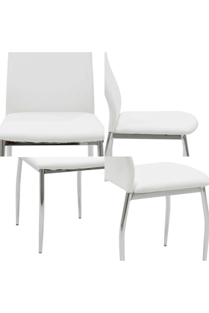 Pack 4 Sillas de Comedor Medellin Blanco-4