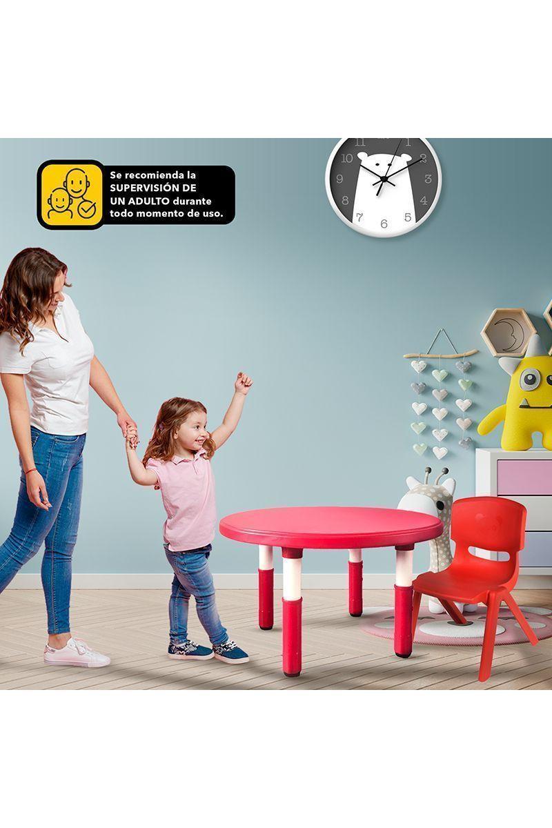 Pack 4 Sillas Infantiles Roja-1
