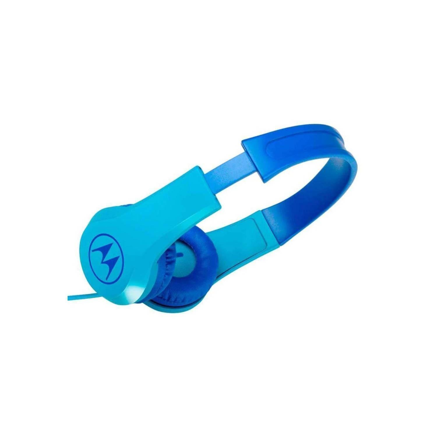 Audífonos Motorola con micrófono squads 200 azul-2