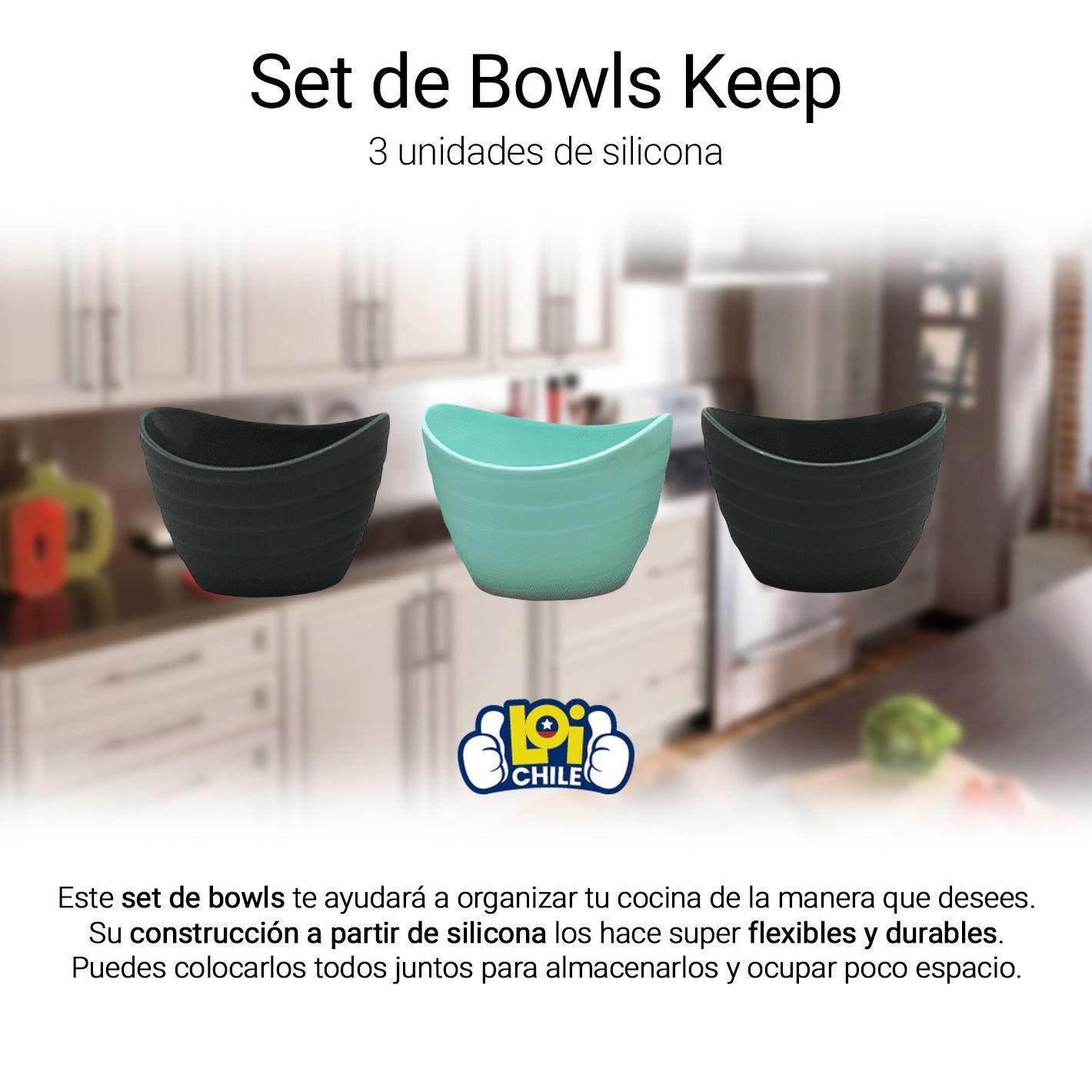 Set de 3 Bowl de Silicona Keep-1