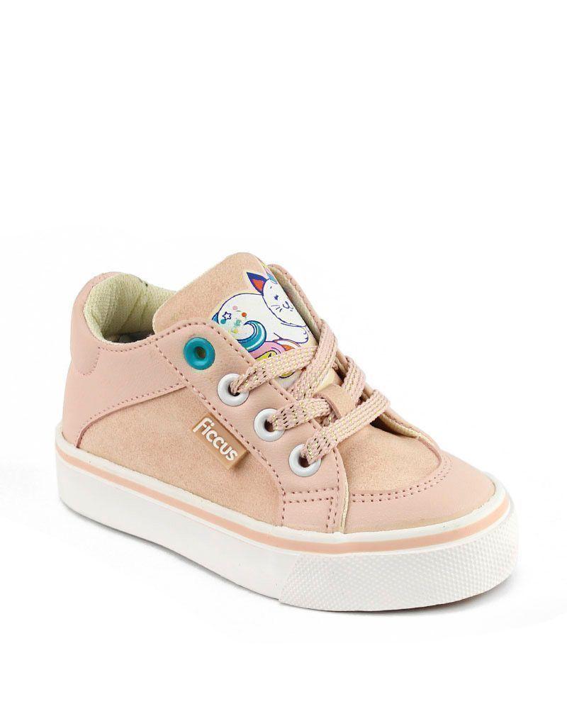 Zapatilla Urbana Caña Cordón A Pararse Niña Ficcus-0