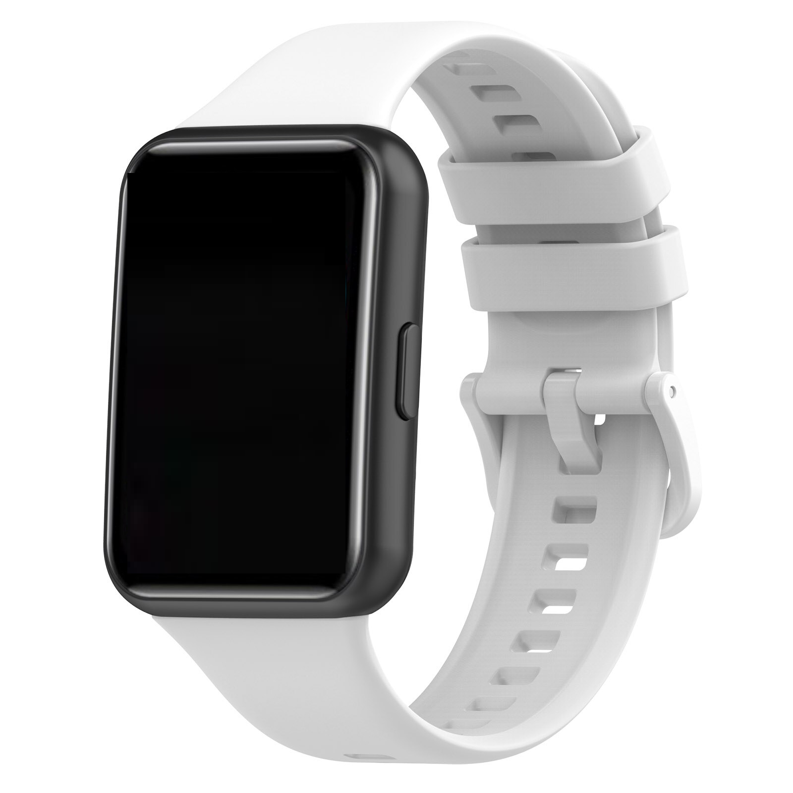 Correa Silicona Para reloj Huawei Fit 2 Blanco-0