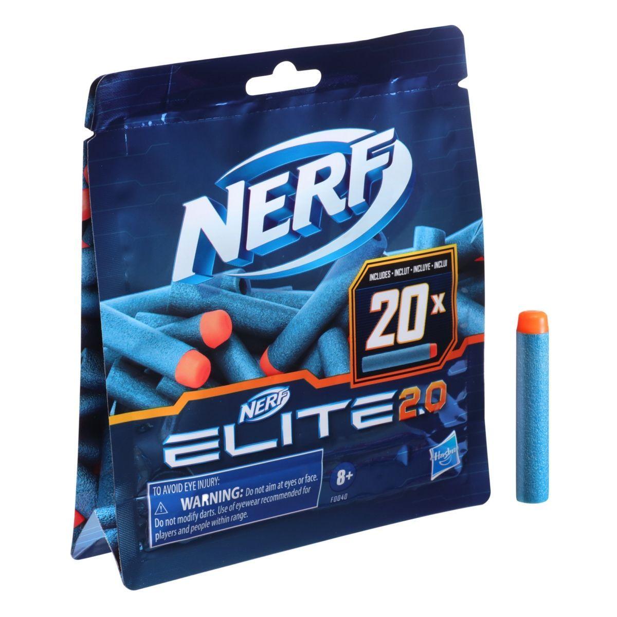 Nerf Elite 2.0 Pack 20 Dardos Hasbro-0