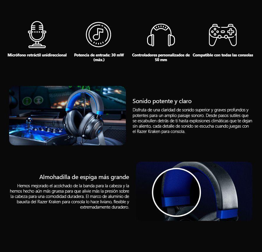 Audifonos Razer Kraken 2019 Pc/ps4/xbox One/switch-1